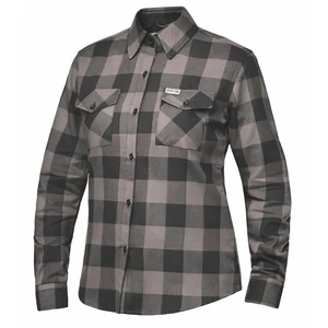 TW255.20 - Ladies Black and Gray Flannel Shirt