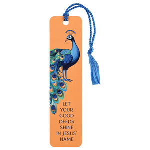 Bookmark Value Peacock Your Good Deeds