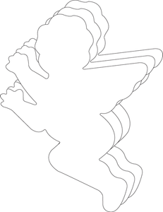 Cupid Single Color Super Cut-Outs