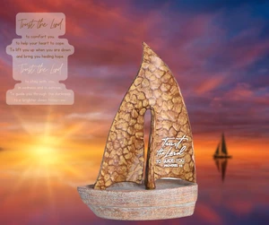 Sailboat Tabletop Trust The Lord To