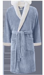 Sherpa Lined Bathrobe - Adult Unisex, One Size Fits Most