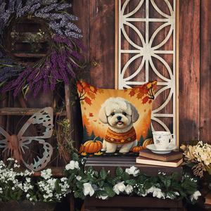 Bichon Frise Fall Pair of Pot Holders