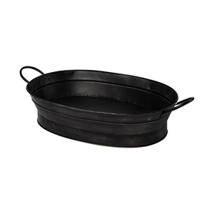 14" Black Metal Basket