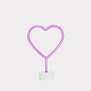 Heart LED Neon Desk Lamp