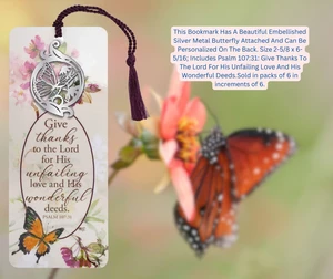 Ornament Bookcard Give Thanks To Lord
