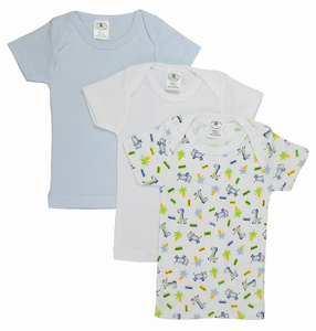 Bambini Printed Boys Short Sleeve Variety Pack