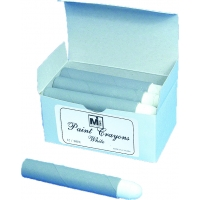 Paint Crayons, White (Pack of 12)