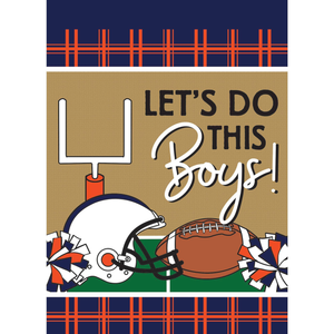 Garden Football In Auburn Flag