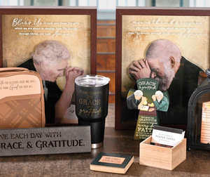 Tabletop Cross Grace Gratitude Prayer