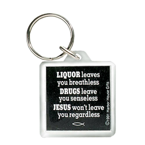 Jesus Won'T Leave Keychain