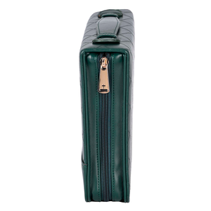 Bible Case Quilted Be Still Green XLarge