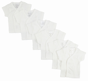 Bambini Side Snap Short Sleeve Shirt 6 Pack