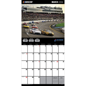 2026 Nascar Tracks Wall Calendar