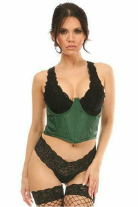 Lavish Brocade Open Cup Waist Cincher