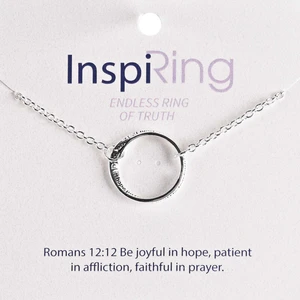 Bracelet Silver Scripture Roman 12:12