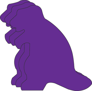 Large Single Color Creative Foam Cut-Outs