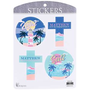 Sticker Coastal Be The Light Collection