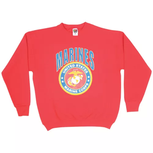 Marines Insignia Sweatshirt Red