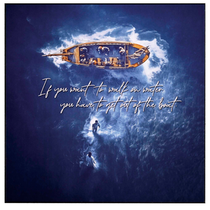 Wall Plaque Get Out Of The Boat 12x12