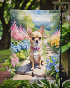 Chihuahua Spring Path Garden Flag