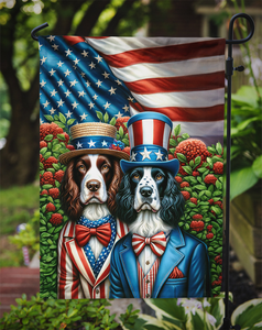 All American English Springer Spaniel Garden Flag