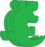 Large Single Color Cut-Out