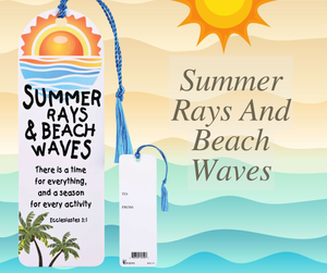 Tassel Bookmark Summer Rays & Beach