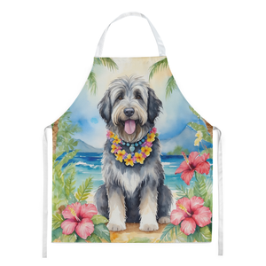Bergamasco Sheepdog Luau Apron