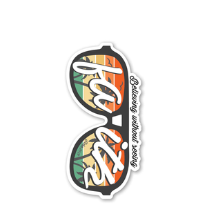 Sticker Sunglasses Faith John 20:29