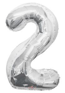 Silver #2 Mylar Balloon