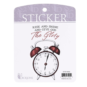 Sticker Rise And Shine And Give God