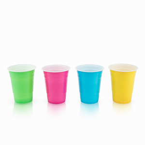 16 Oz Bright Color Plastic Cups, Set Of 24 By True