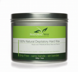 Natural Way Hard Wax: Face & Body Waxing Universal Can