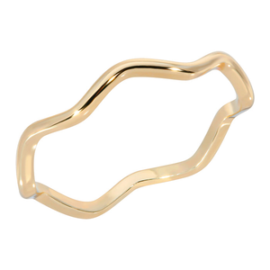 SUPER THIN WAVY RING