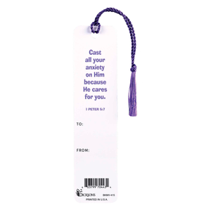 Bookmark Value Be Confident 1 Peter 5:7