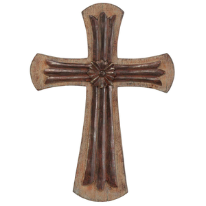 Cross Wall Flower Center