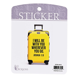 Sticker Luggage I Will Be With You