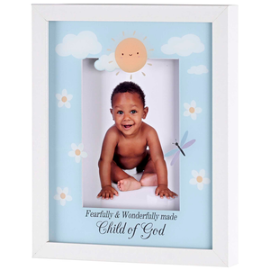 Photo Frame Baby Child Of God Blue 8x10