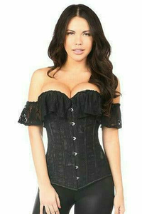 Lavish Lace Off-The-Shoulder Corset