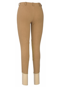 TuffRider Ladies Cotton Lowrise Pull-On Knee Patch Breeches