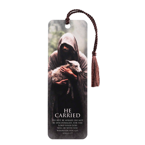 Tassel Bookmark He Carried Joshua 1:9
