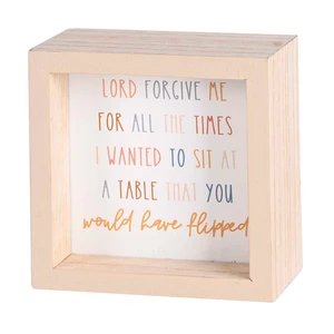 Tabletop 2 Sided Be Steadfast Immovable