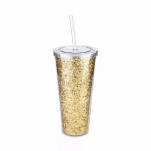 Glam Double Walled Glitter Tumbler By Blush