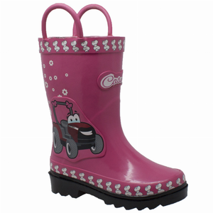 Toddler's 3D Fern Farmall Rubber Boot