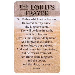 Pocketcard The Lords Prayer KJV
