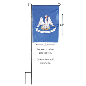 Flag Louisiana State Polyester 13x18