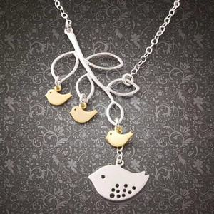 It's All In The Family 925 Sterling Silver Necklace