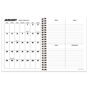 2026 Airstream Medium Weekly Monthly Planner