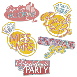 Glitter Print Cutouts