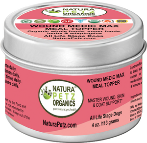 Wound Medic Max Meal Topper* Master Wound, Skin & Coat Support For Dogs & Cats*